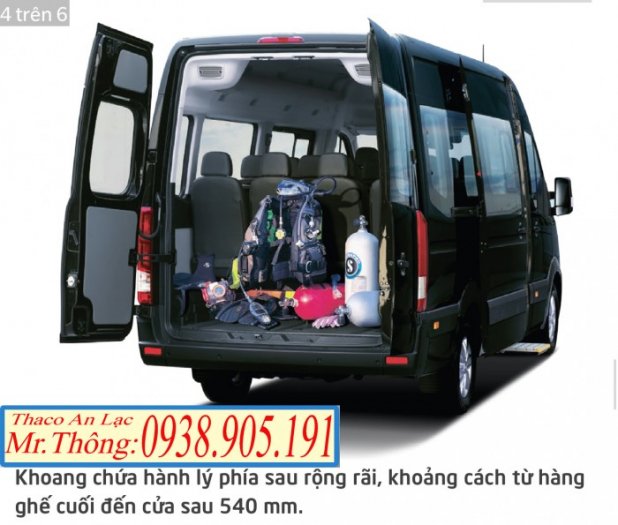 Bán xe khách - Xe Hyundai H350 - Mini Bus 16 chỗ THACO - CN AN LẠC