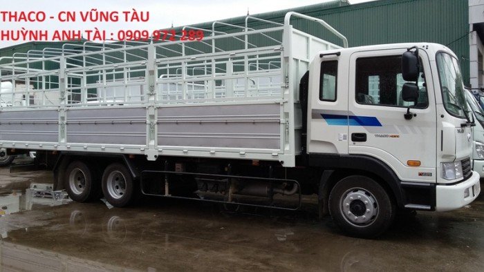 Trường hải vũng tàu bán xe 3 chân thaco hyundai hd210 (6x2r)