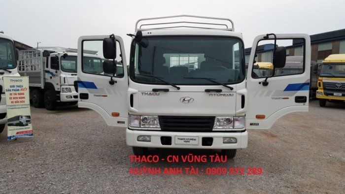 Trường hải vũng tàu bán xe 3 chân thaco hyundai hd210 (6x2r)