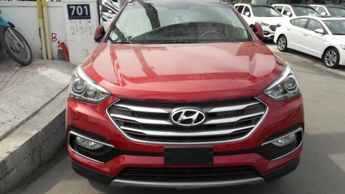 Sở hữu ngay cặp song sinh HYUNDAI SANTA FE DẦU ĐỎ, xe giao ngay, giá tốt nhất miền Nam
