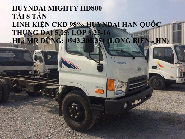 Hyundai hd 800 - nhập 3 cục