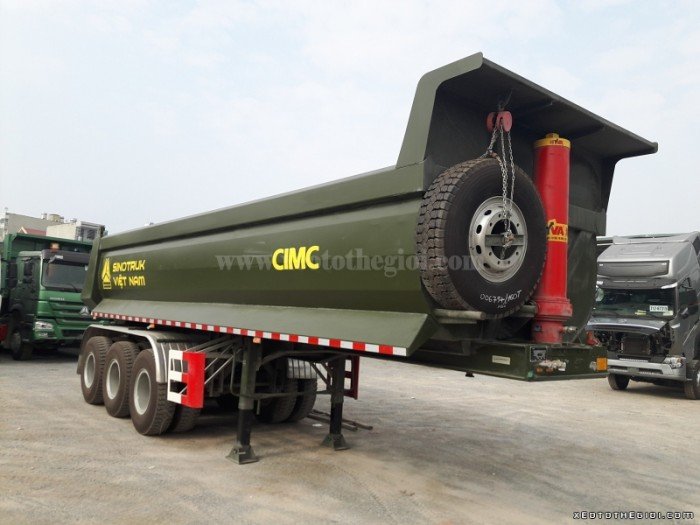 Xe somi rơ mooc ben CIMC 28tan 23m3- Mới