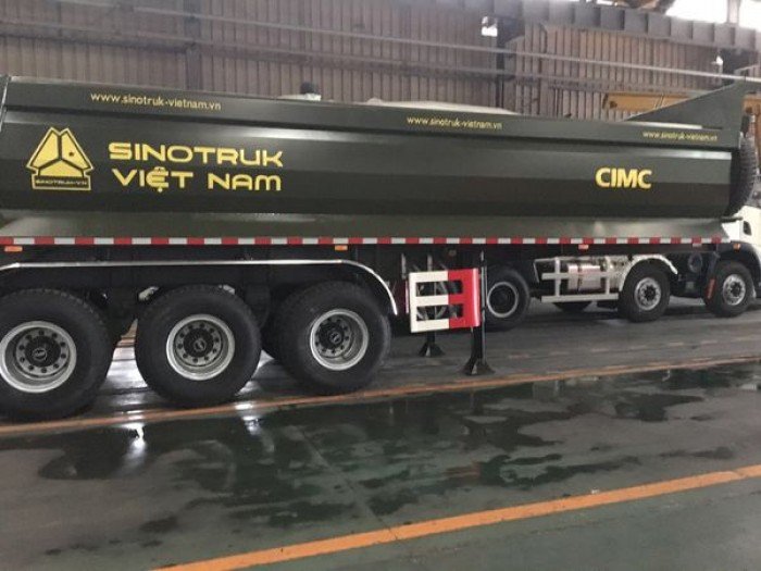 Xe somi rơ mooc ben CIMC 28tan 23m3- Mới