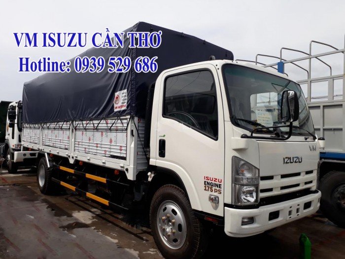 Xe tải VM FN129 máy Isuzu tải 8,2 tấn thùng mui bạt tổng tải 12990kg