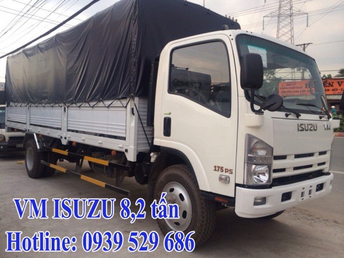 Xe tải VM máy Isuzu tải 8,2 tấn thùng 7,1m