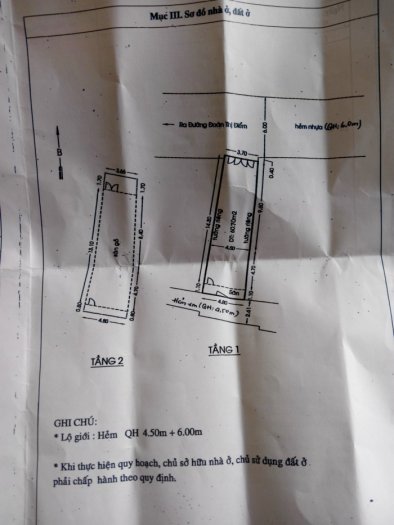 Nhà Quận Phú Nhuận 2 MT HXT Đoàn Thị Điểm, P.1, DT: 67m2, Giá: 7Tỷ6