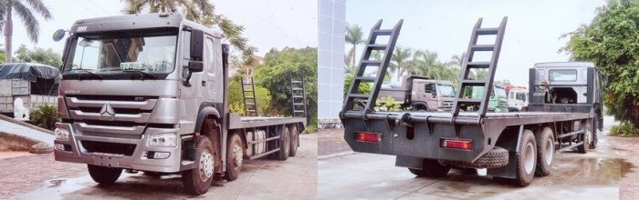 Bán xe tải nâng đầu chở máy công trình giá rẻ