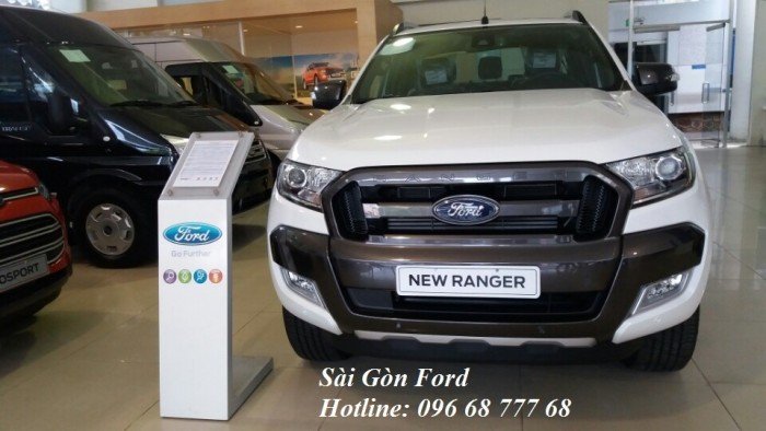 Khuyến mãi Ford Ranger Wildtrak 2.0 L, trả trước 183 triệu, giao xe trong 30 ngày.