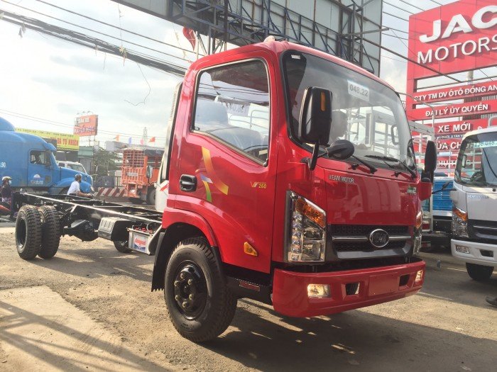 Xe tải veam VT260 1t99 vào thành phố thùng 6m2