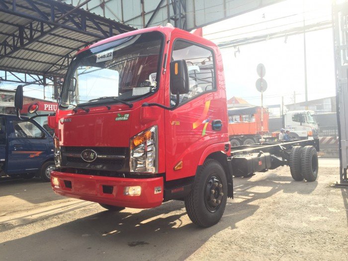 Xe tải veam VT260 1t99 vào thành phố thùng 6m2