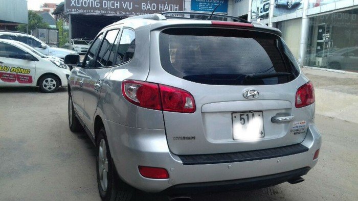 Bán Hyundai santafe 2.7AT 2008 bstp màu bạc