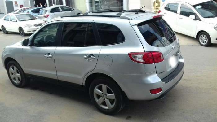 Bán Hyundai santafe 2.7AT 2008 bstp màu bạc