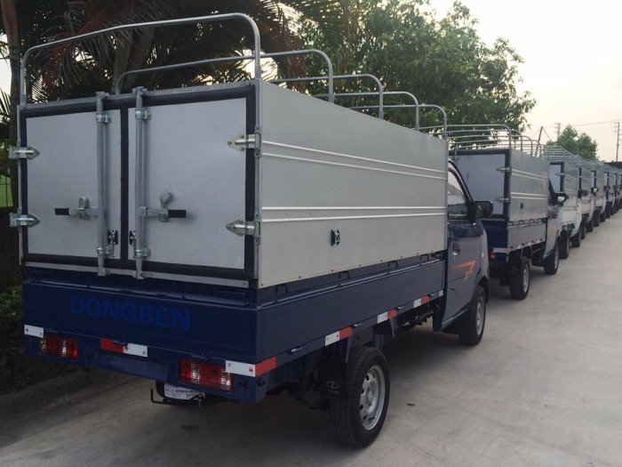 Xe tải nhỏ tải trọng cao 870kg thùng dài 2450 x Rộng 1410 - Có Điều Hòa - Mui Bạt - Thùng Kín