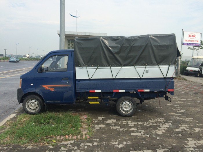 Xe tải nhỏ tải trọng cao 870kg thùng dài 2450 x Rộng 1410 - Có Điều Hòa - Mui Bạt - Thùng Kín