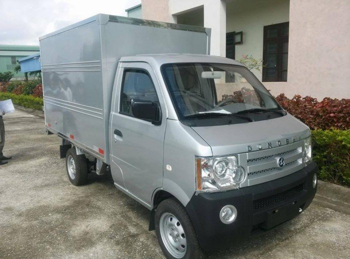 Xe tải nhỏ tải trọng cao 870kg thùng dài 2450 x Rộng 1410 - Có Điều Hòa - Mui Bạt - Thùng Kín