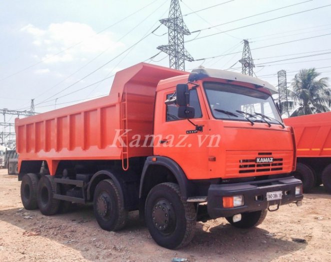 Xe ben kamaz 3 chân, 4 chân (xe tải kamaz dongfeng; howo, xe đầu kéo Mỹ nhập khẩu)