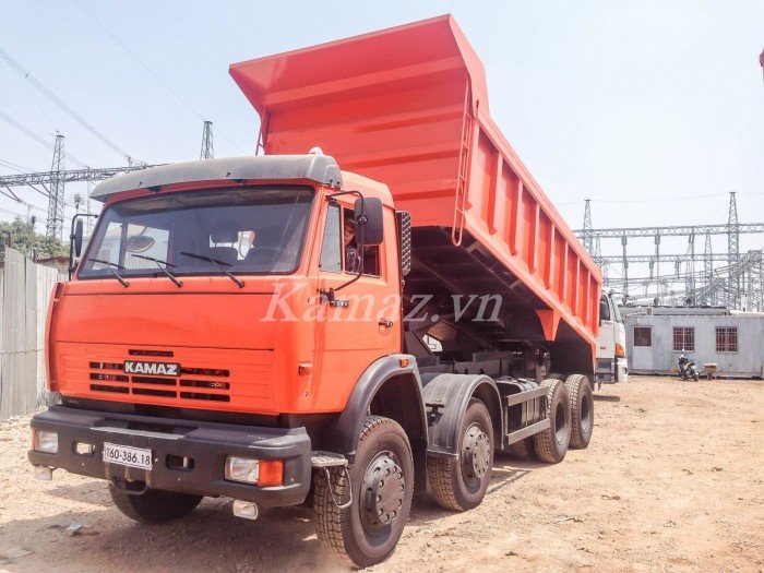 Xe ben kamaz 3 chân, 4 chân (xe tải kamaz dongfeng; howo, xe đầu kéo Mỹ nhập khẩu)