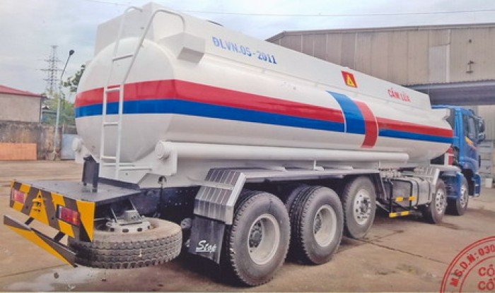 Xe Bồn Auman 5 chân 25 khối,bán xe bồn xăng dầu Auman 25000 lít,Xe bồn Auman