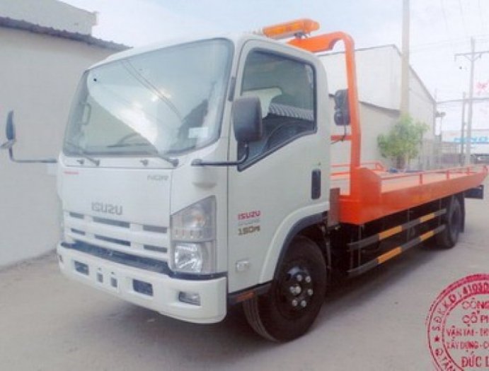Xe cứu hộ sàn trượt isuzu