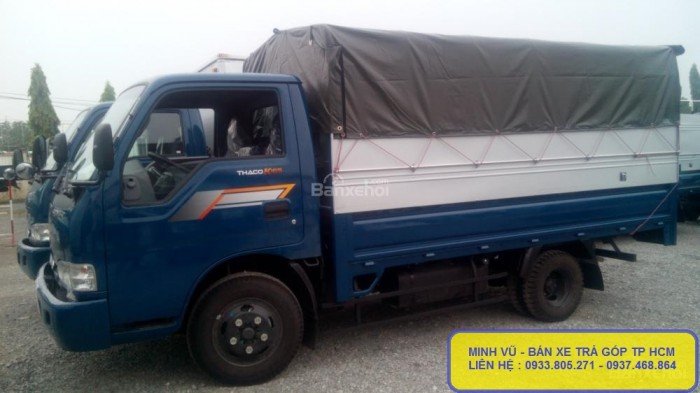 Xe tải 2 tấn 4 đi trong thành phố của Trường Hải. KIA K165S nâng tải. Bán trả góp