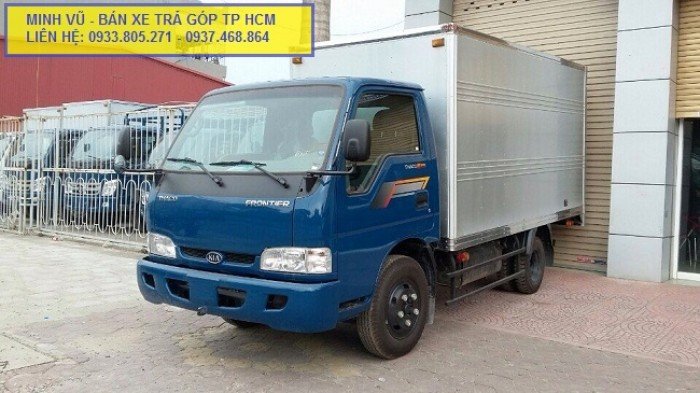 Xe tải KIA K165S tải trọng 2,4 tấn. Giao xe nhanh. Giá ưu đãi, trả góp ngân hàng.