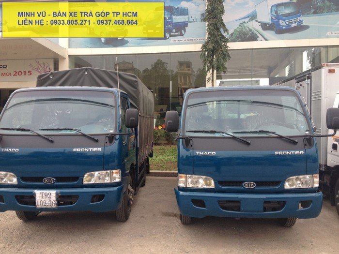 Xe tải KIA 2,4 tấn – 1,4 tấn Trường Hải mới đời 2017. Xe có sẵn. Hỗ trợ trả góp.