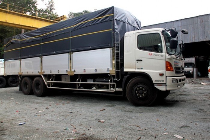 Xe Tải 3 chân 1 cầu FL8JTSL, xe FL cầu giả