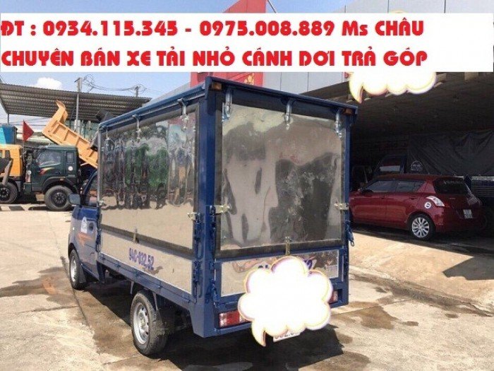 Xe tải Dongben 770kg có đóng thùng cánh dơi được ko? Khuyến mãi lớn khi mua xe tải Dongben 810Kg.