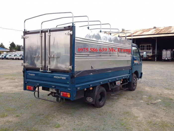 Xe tải KIA K165S Tải trọng 2,4T (2400kg) thùng kèo mui bạt, giao xe 5 -7 ngày, giá ưu đãi