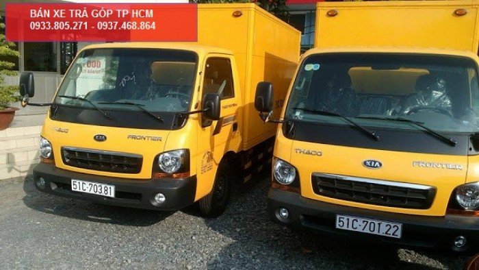 Xe tải 1 tấn 9 đi trong thành phố của Trường Hải. KIA K165S nâng tải. Bán trả góp