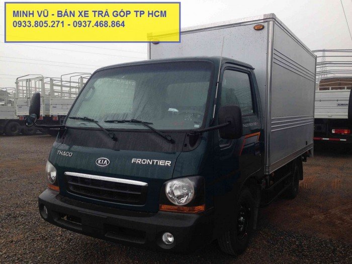 Xe tải 1 tấn 9 đi trong thành phố của Trường Hải. KIA K165S nâng tải. Bán trả góp