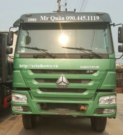 Xe tải howo 4 chân động cơ 371hp 10 nhíp