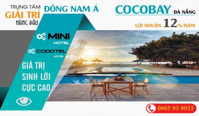 Cơ hội sở hữu CH 4 sao view biển Đà Nẵng, cam kết LN 12%/năm, LH