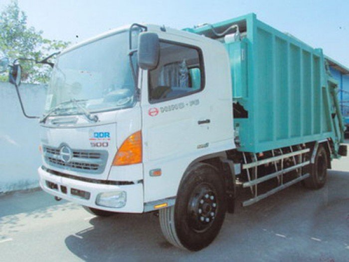 Xe tải Hino ép rác 12 khối