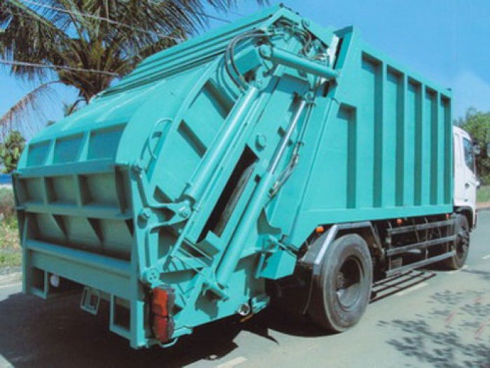 Xe tải Hino ép rác 12 khối