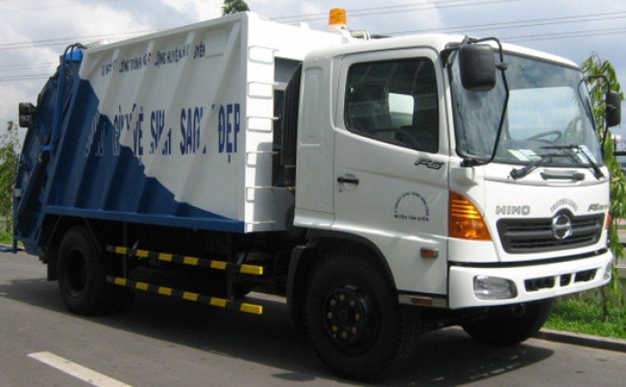 Xe tải Hino ép rác 12 khối