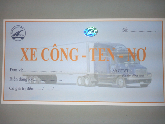 Phù hiệu xe ô tô trọn gói