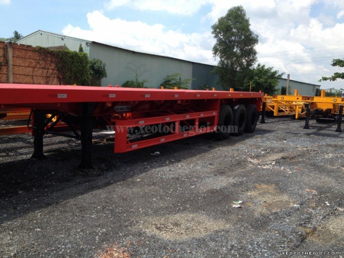 Bán rơ moóc, sàn 3 trục 31.5 tấn 40 feet hàng thẩm quyến 2017