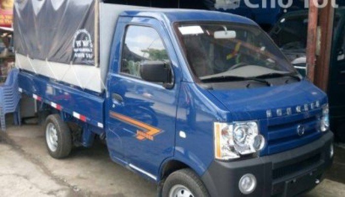 Bán xe tải Dongben 870kg màu xanh - hỗ trợ vay trả góp 100%