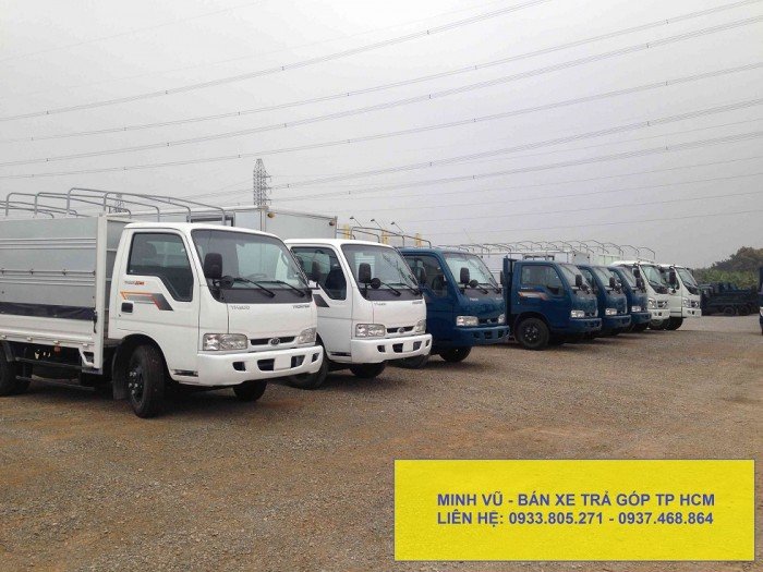 Giá bán xe tải 2,4 tấn Trường Hải. Mua xe tải kia trả góp.