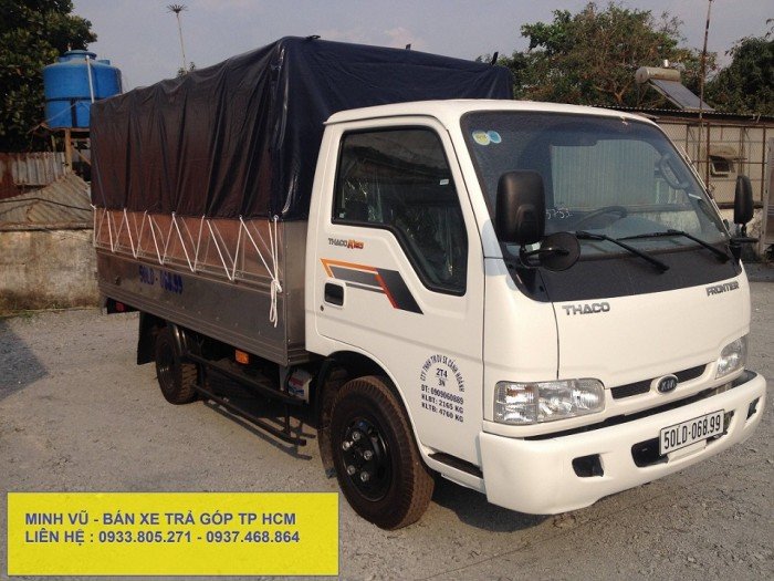 Giá bán xe tải 2,4 tấn Trường Hải. Mua xe tải kia trả góp.