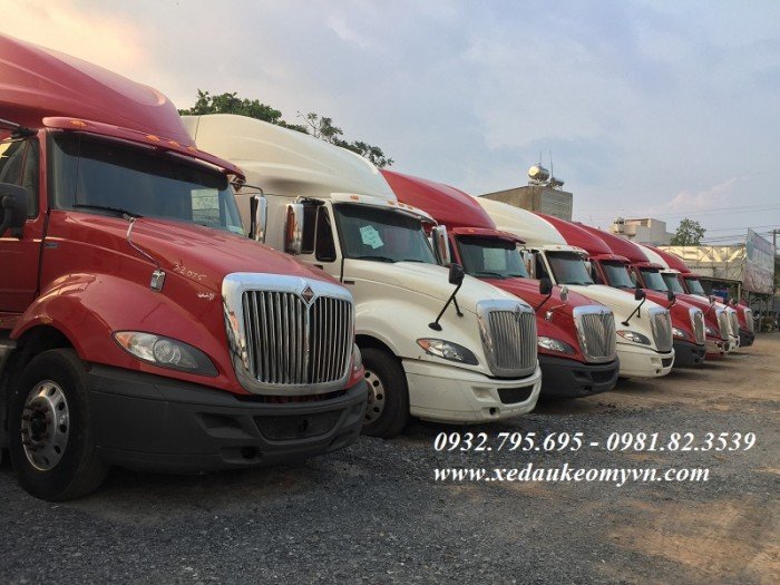 Xe đầu kéo Hoàng huy 1 giường vỏ mới ,Maxxforce 1 giường vỏ yokohama,xe đầu kéo mỹ 2 giường maxxforce 2013