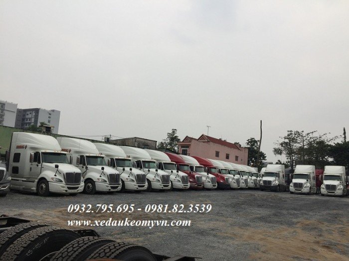 Xe đầu kéo Hoàng huy 1 giường vỏ mới ,Maxxforce 1 giường vỏ yokohama,xe đầu kéo mỹ 2 giường maxxforce 2013