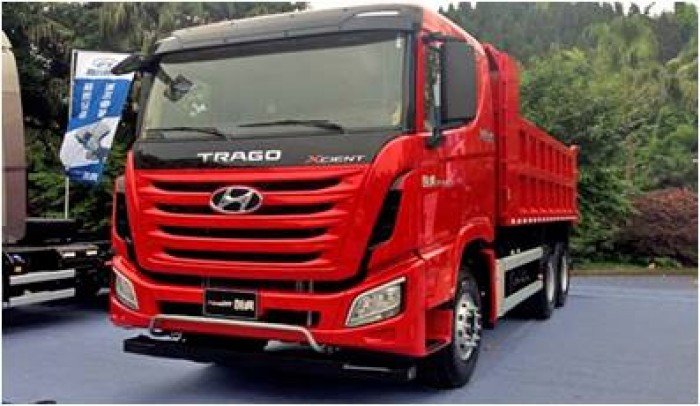 Xe tải 3,4 chân hyundai trago và đầu kéo trago