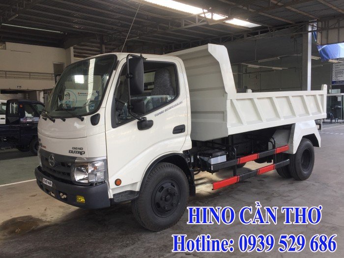 Xe ben Hino 3,5 tấn Cần thơ - Xe ben Hino 3 khối - Xe ben Hino WU342L thùng dài 3,6 m