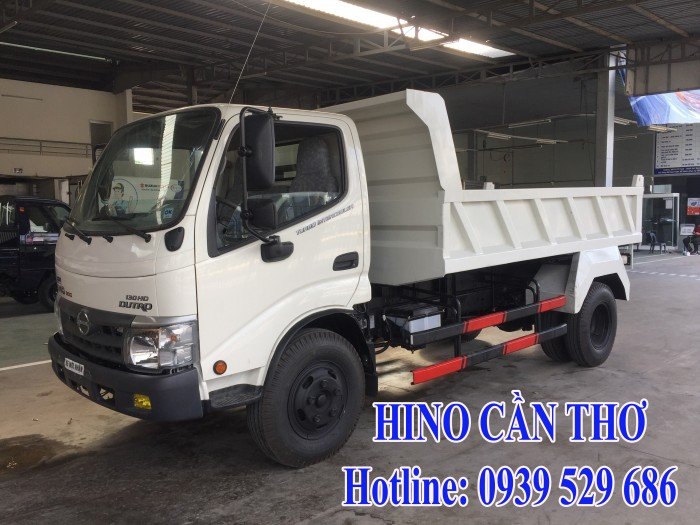 Xe ben Hino 3,5 tấn Cần thơ - Xe ben Hino 3 khối - Xe ben Hino WU342L thùng dài 3,6 m