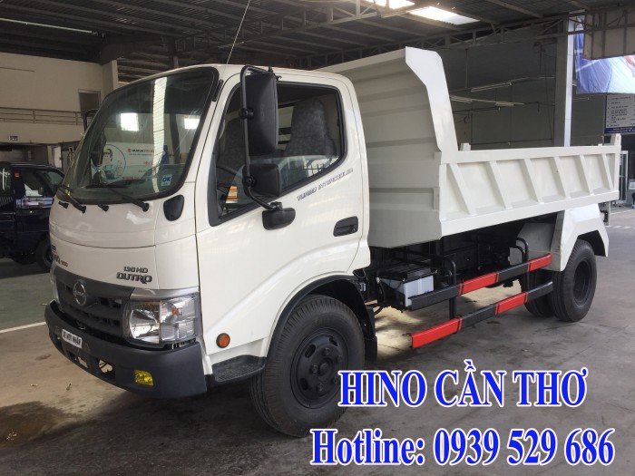 Xe ben Hino 3,5 tấn Cần thơ - Xe ben Hino 3 khối - Xe ben Hino WU342L thùng dài 3,6 m