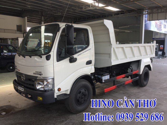 Xe ben Hino 3,5 tấn Cần thơ - Xe ben Hino 3 khối - Xe ben Hino WU342L thùng dài 3,6 m