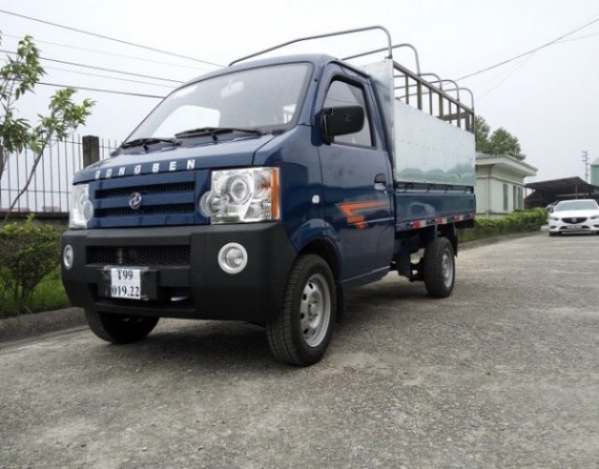 Xe tải nhẹ Dongben 870K thùng khung mui tôn kẽm( 50 triệu nhận xe ngay)