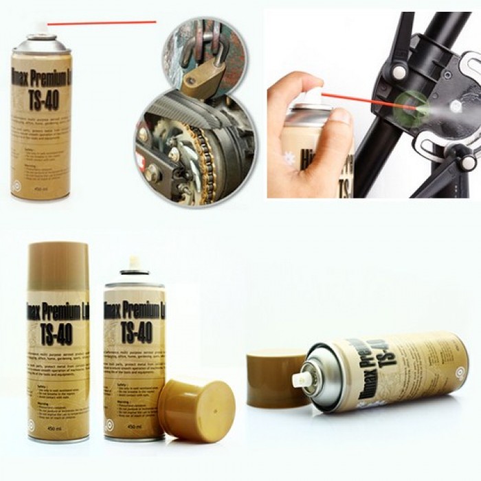 Chai xịt vệ sinh sên, bôi trơn, chống rỉ đa năng TS-40T S40 450ml MSN388134